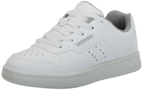 Skechers Kids Boys Quick Street Sneaker, White, Big Kid