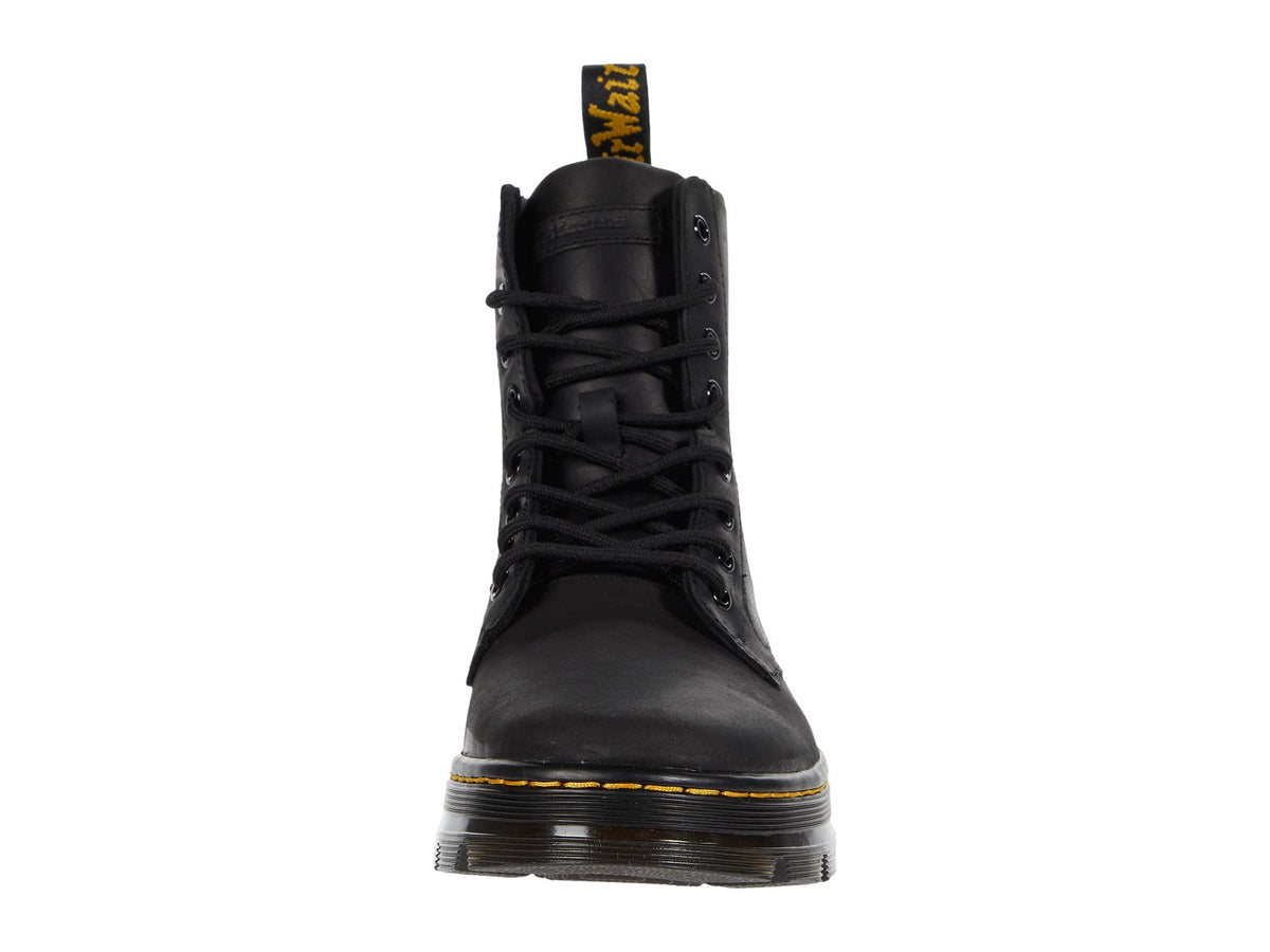 Dr. Martens unisex adult Lace Fashion Boot, Black Wyoming