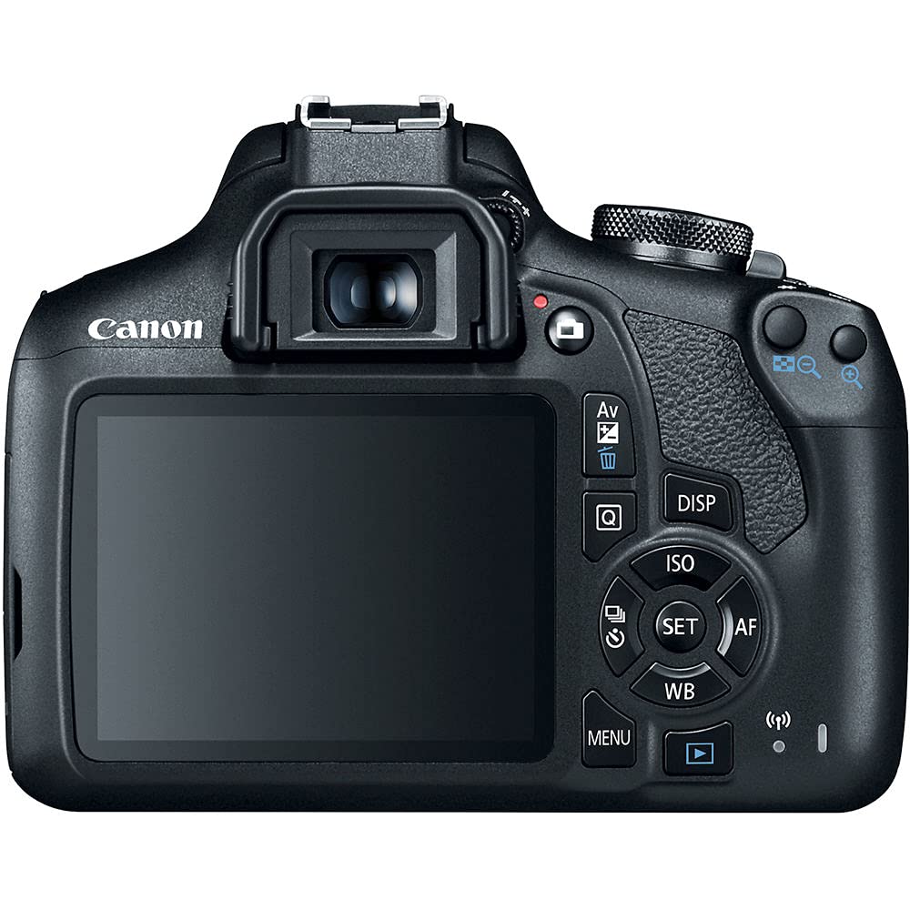Canon EOS Rebel T7 DSLR Camera | 24.1MP APS-C CMOS Sensor with DIGIC 4+ Image Processor | Built-in Wi-Fi & NFC | EF Lens Compatible Beginner Photography Camera Kit with Shoulder Bag and 64GB Card