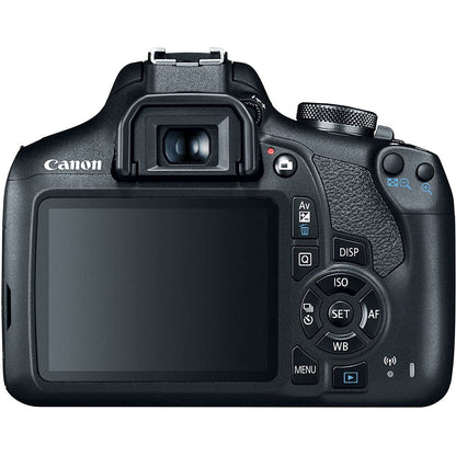 Canon EOS Rebel T7 DSLR Camera | 24.1MP APS-C CMOS Sensor with DIGIC 4+ Image Processor | Built-in Wi-Fi & NFC | EF Lens Compatible Beginner Photography Camera Kit with Shoulder Bag and 64GB Card