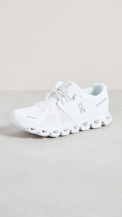 On Women's Cloud 5 Sneakers, All White