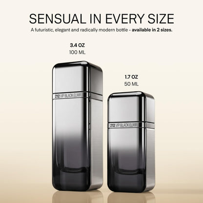 Carolina Herrera 212 VIP Black Elixir para Hombre EDP (3.4 oz)