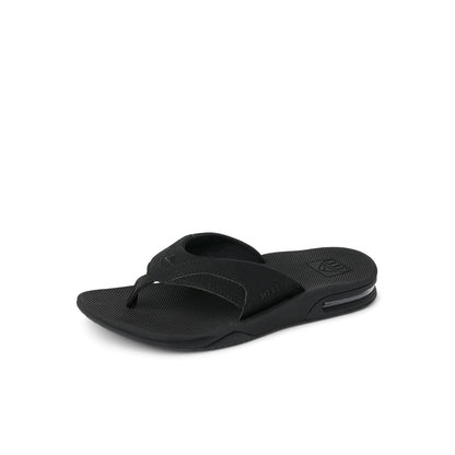 REEF Fanning Mens Sandal All Black 10