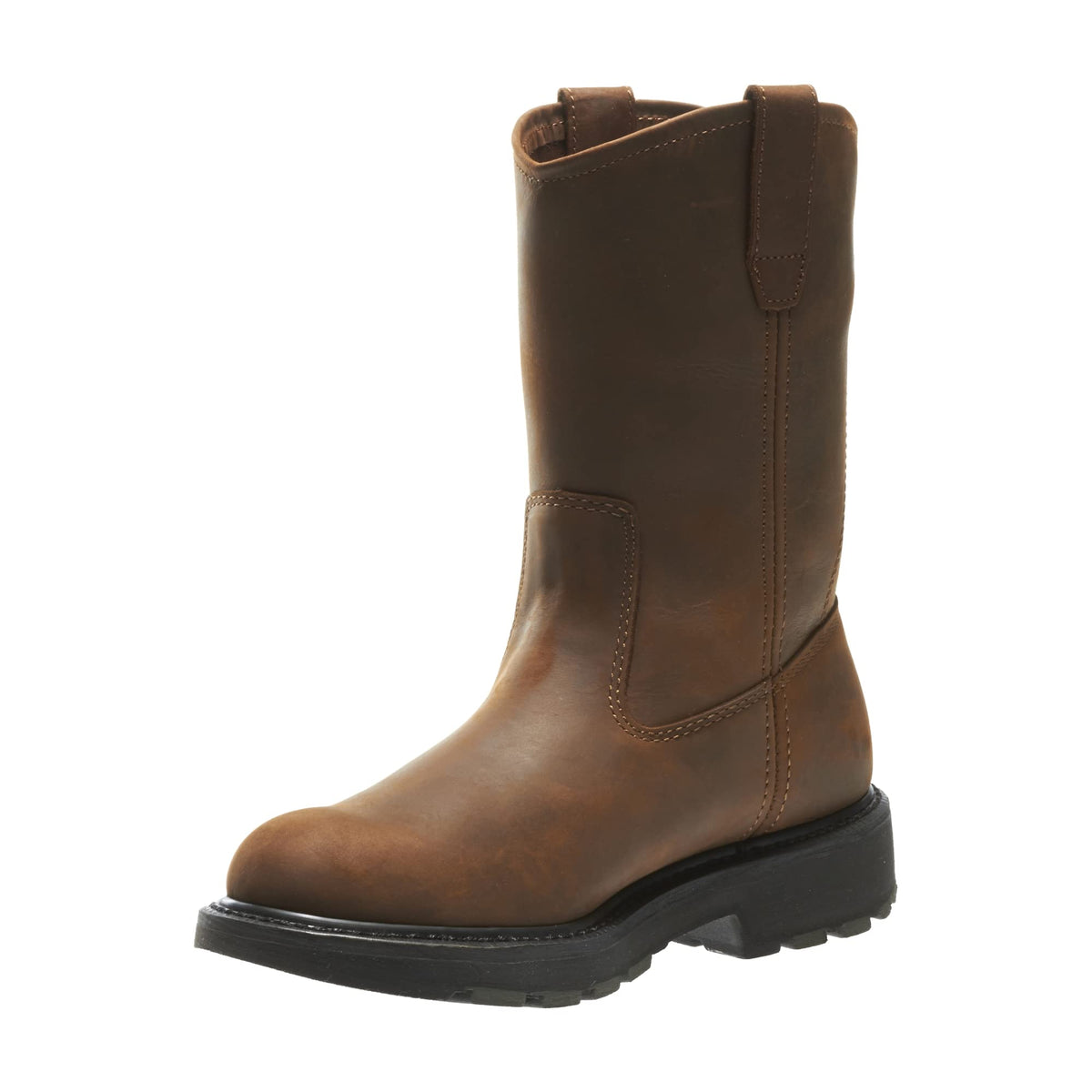 WOLVERINE mens DD Work Wellington Dark Brown 12 XW US