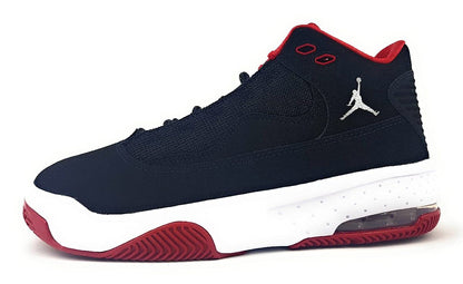 Jordan Max Aura 2 Big Kid Shoes, Black/White-Gym Red CN8094
