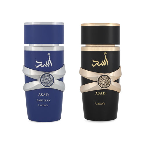 Lattafa Asad 5th Anniversary Edition Set (2 × 3.4 Ounce / 100 ml)