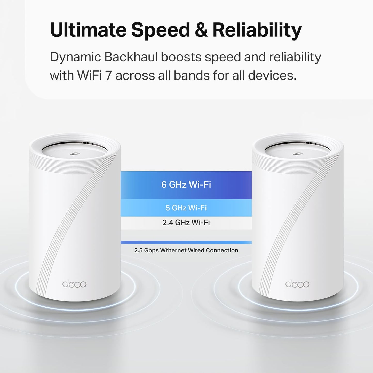 TP-Link Sistema Mesh para Todo el Hogar Deco 7 Pro BE63 (Paquete de 3)