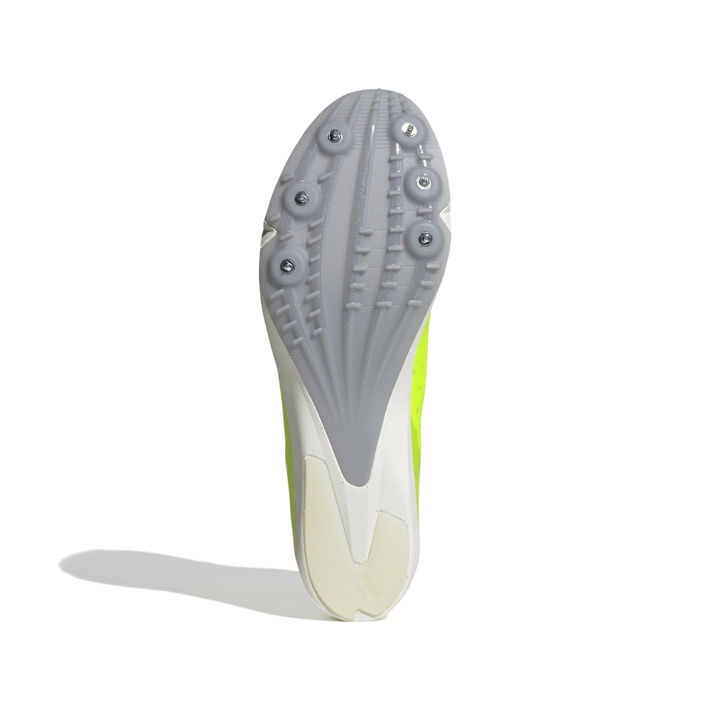 adidas Unisex-Adult Adizero Distancestar Track and Field, Lucid Lemon/Black/Halo Silver