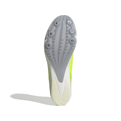 adidas Unisex-Adult Adizero Distancestar Track and Field, Lucid Lemon/Black/Halo Silver