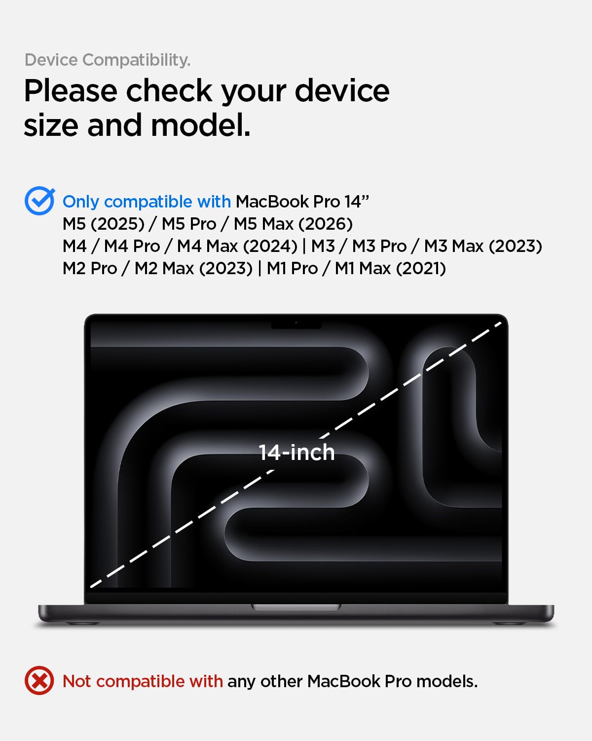 Spigen Protector de Pantalla de Vidrio Templado GlasTR Slim (MacBook Pro 14")