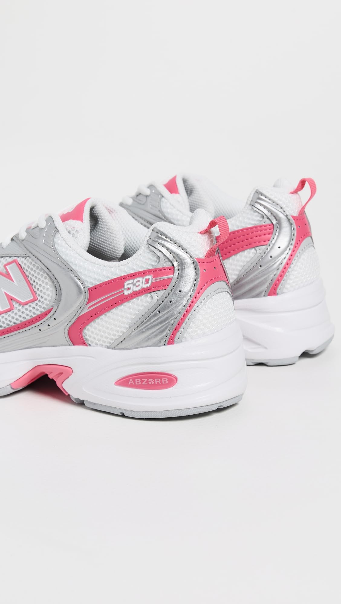 New Balance Unisex 530 Silver Metallic/Dragon Berry