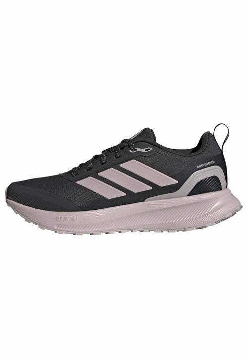 Adidas Women's Run Falcon 5 Trail, Carbon/Ice Purple/Black