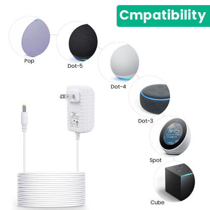 Adaptador de Corriente de 15W (5ft / Blanco)