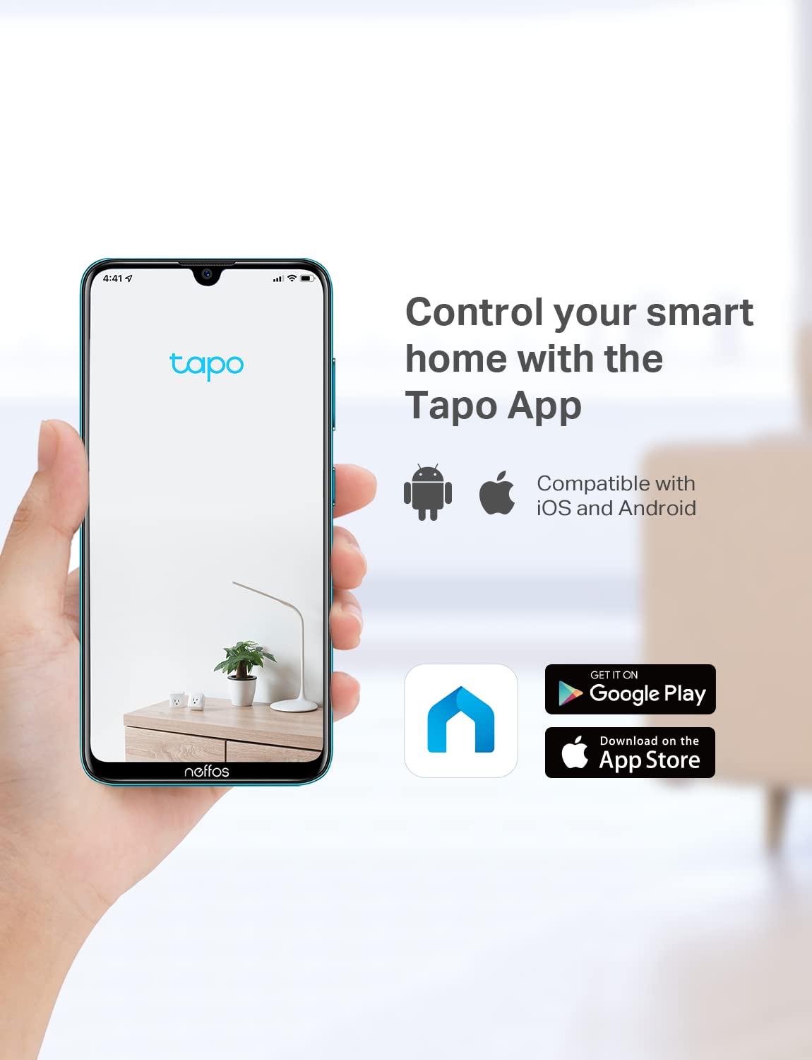TP-Link Tapo C100 Cámara de Seguridad Interior 1080P