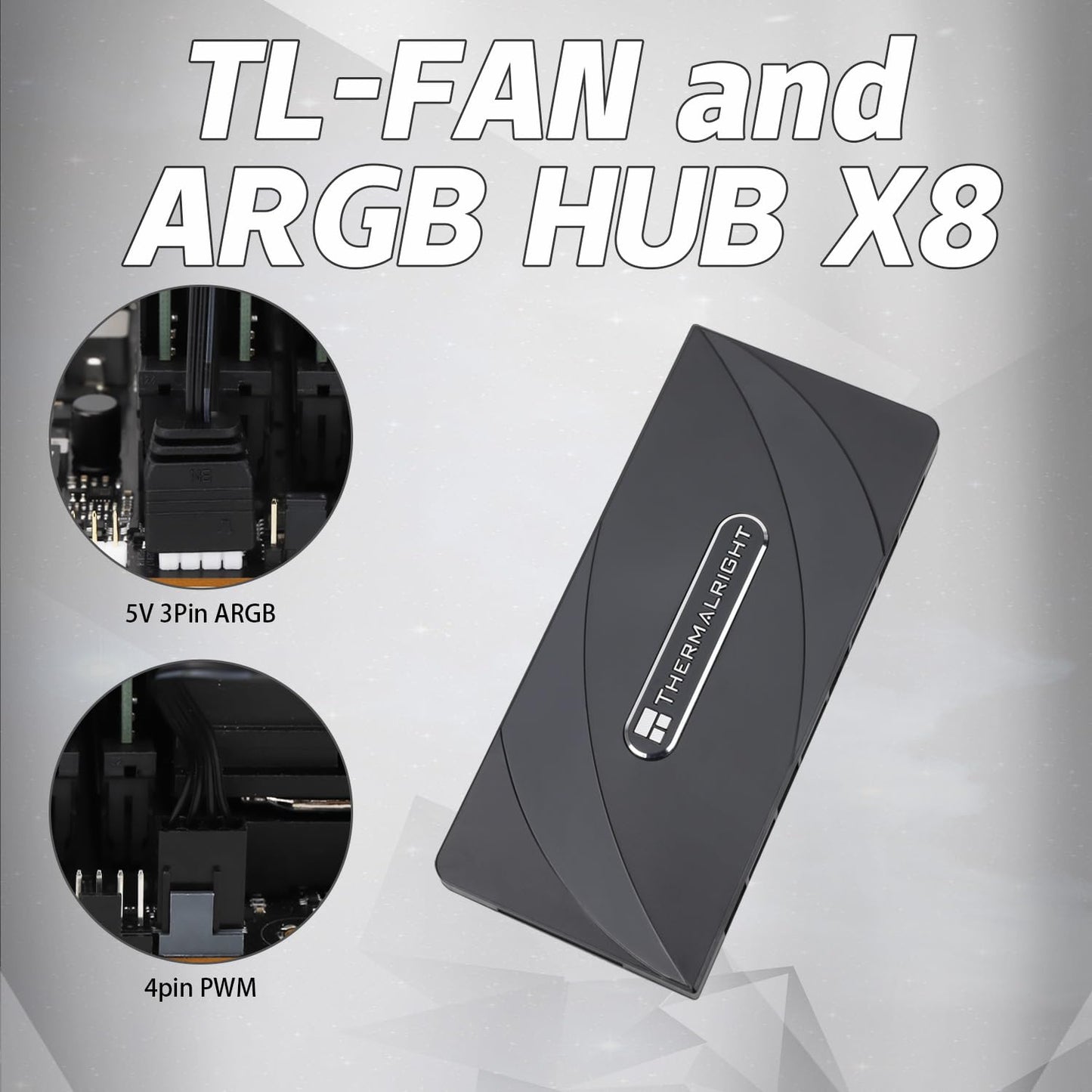 Thermalrlght Controlador de Hub de Ventiladores REV. A (12V)