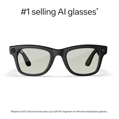 Ray-Ban Lentes Inteligentes Meta Gen 1 Wayfarer (Negro Mate)