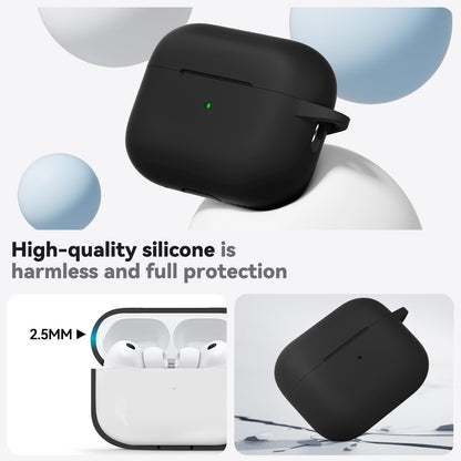 Ljusmicker Funda Protectora de Silicona para AirPods Pro 3 (Negro)