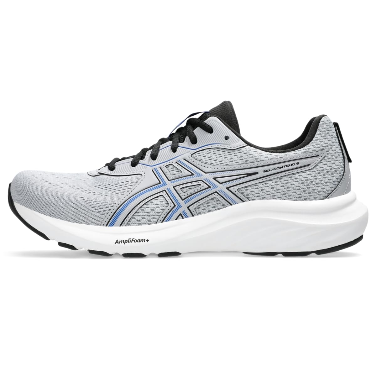 ASICS Men's Gel-Contend 9 Running Shoes, Piedmont Grey/Black