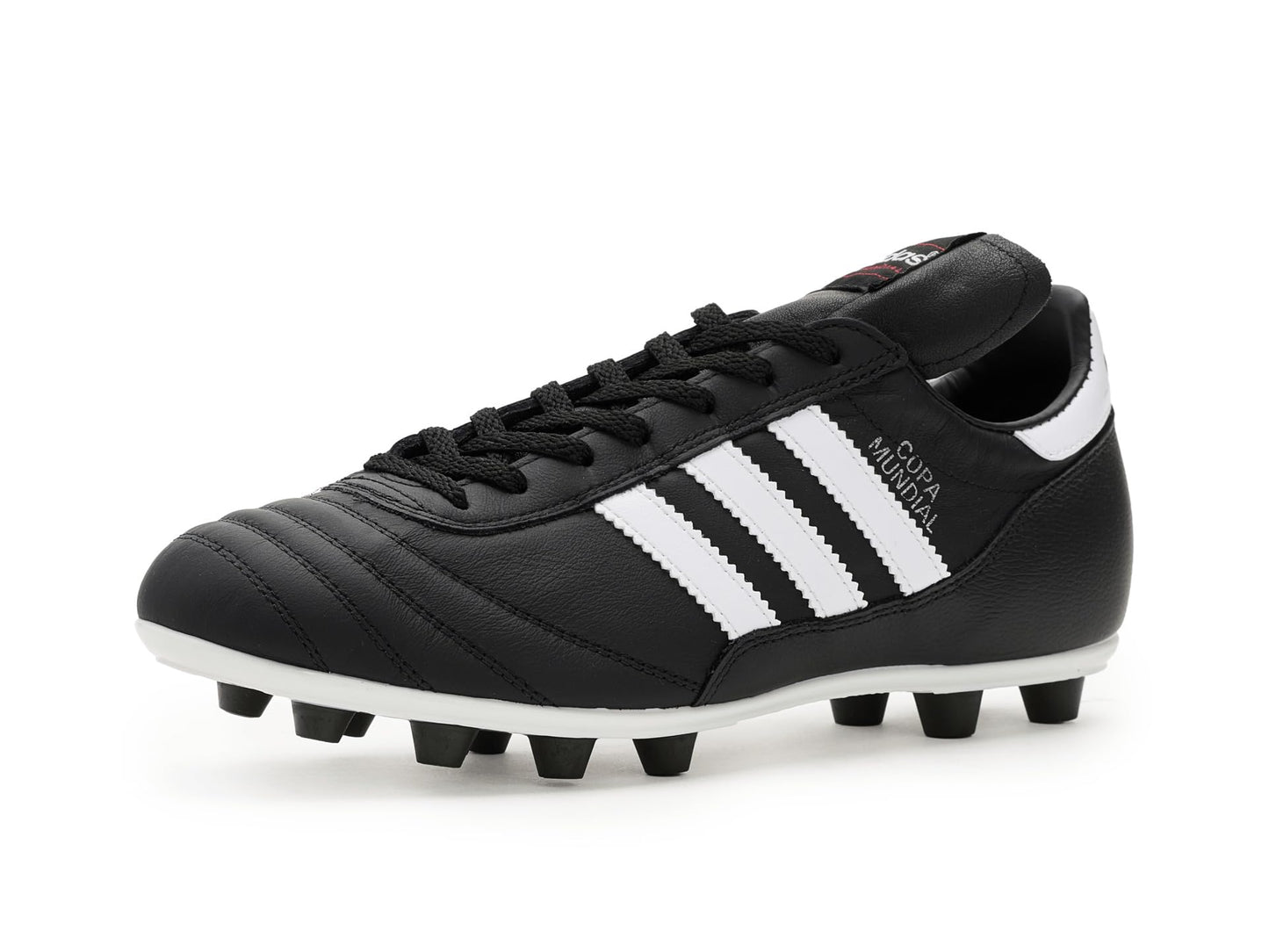 adidas Men's Copa Mundial Firm Ground, Black/White/Silver Metallic