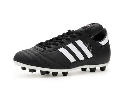 adidas Men's Copa Mundial Firm Ground, Black/White/Silver Metallic
