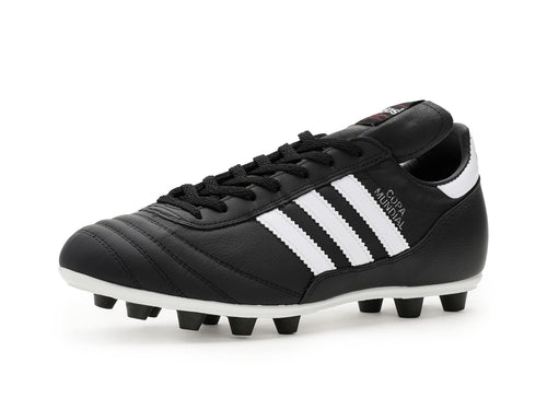 adidas Men's Copa Mundial Firm Ground, Black/White/Silver Metallic