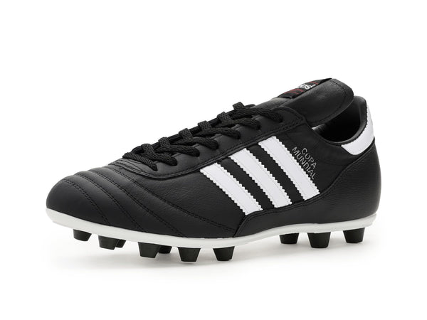 adidas Men's Copa Mundial Firm Ground, Black/White/Silver Metallic