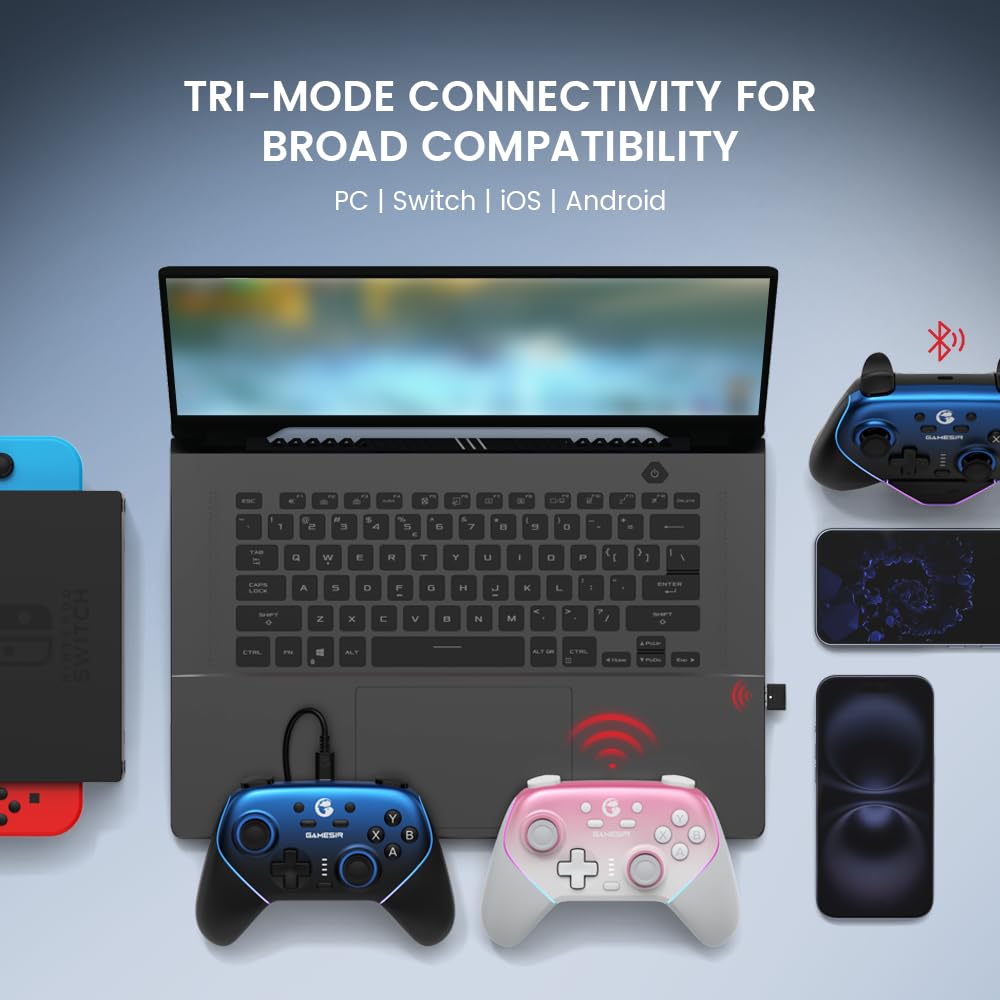 GameSir Super Nova Control Inalámbrico para Juegos (Rosa)