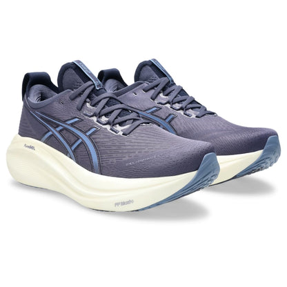 ASICS Men's Gel-Nimbus 27 Running Shoe, Indigo Fog/Denim Blue