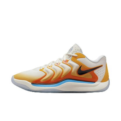 NIKE KD17 Basketball Shoes (FJ9487-700, University Gold/Safety Orange/University Blue/Black)