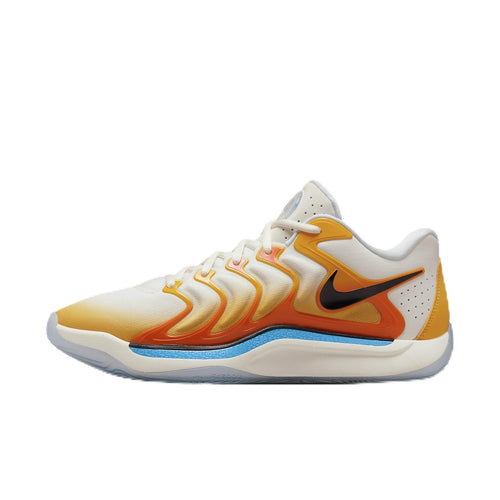 NIKE KD17 Basketball Shoes (FJ9487-700, University Gold/Safety Orange/University Blue/Black)