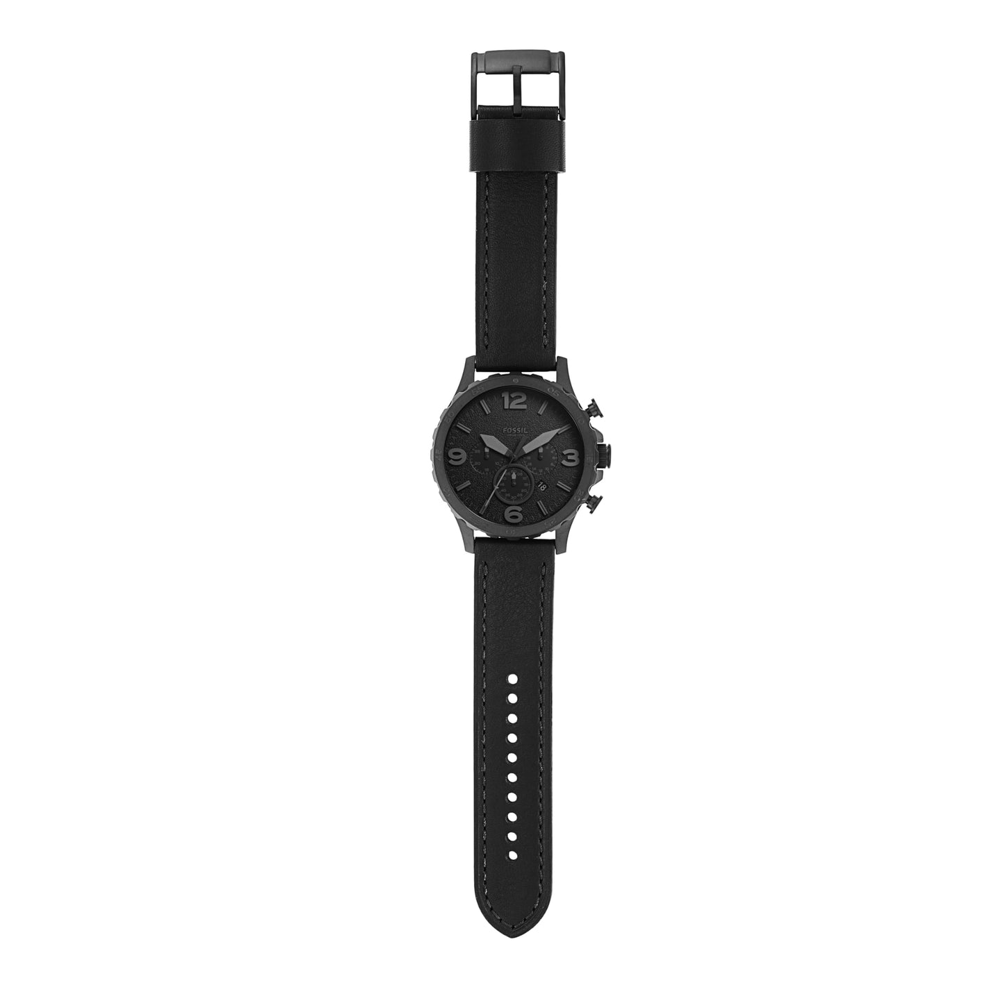 Fossil Reloj de Cuarzo Nate para Hombre (Negro)