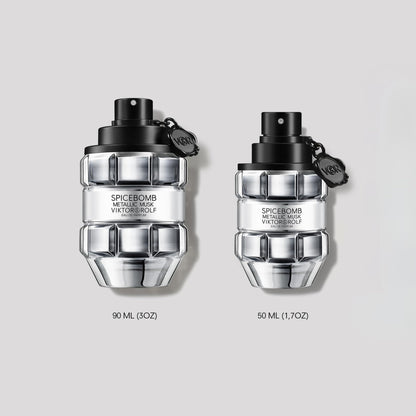Viktor&Rolf Spicebomb Metallic Musk para Hombre (3 Fl Oz / EDP)