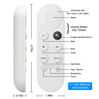 Control Remoto de Repuesto para Google Chromecast (G9N9N)