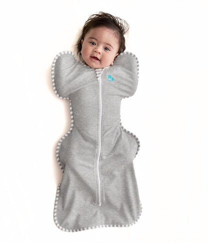 Love to Dream Saco de Dormir Swaddle UP para Bebé (Gris / Pequeño 8-13lbs)