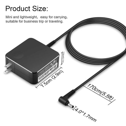 Cargador Adaptador de CA para Laptop Lenovo (65W/45W)