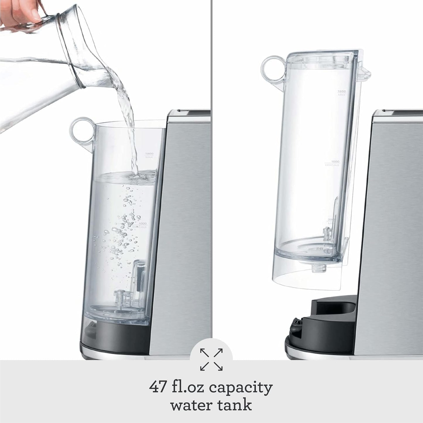 Breville Máquina de Espresso Bambino BES450BSS (Acero Inoxidable Cepillado)
