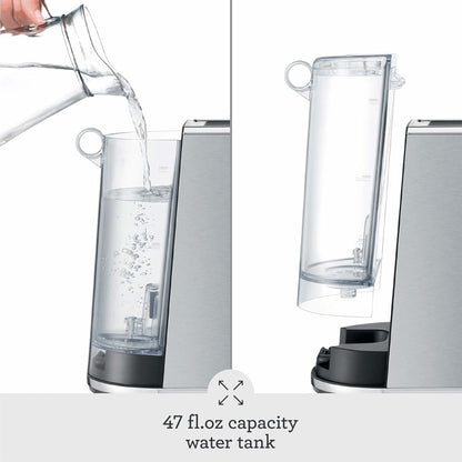 Breville Máquina de Espresso Bambino BES450BSS (Acero Inoxidable Cepillado)