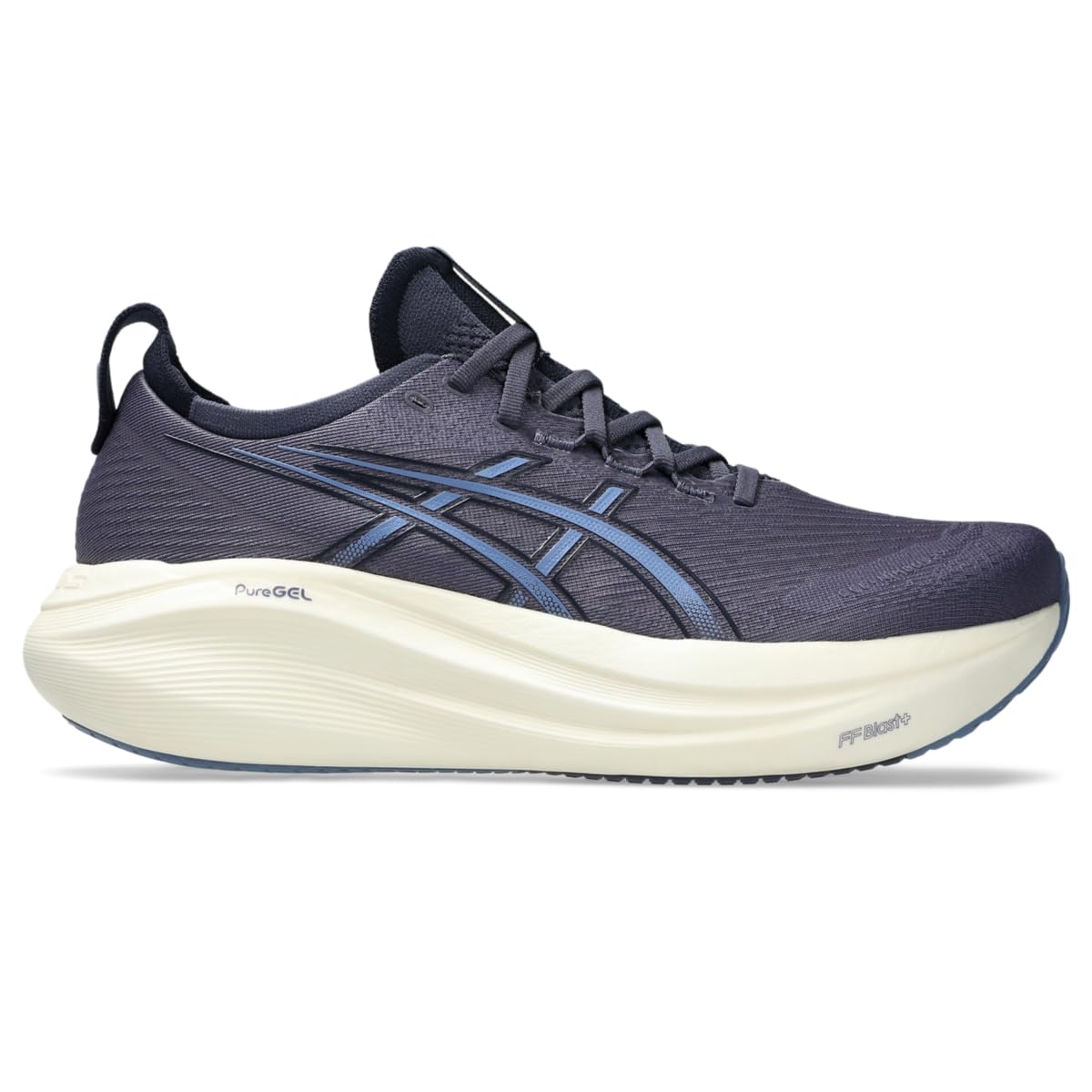ASICS Men's Gel-Nimbus 27 Running Shoe, Indigo Fog/Denim Blue