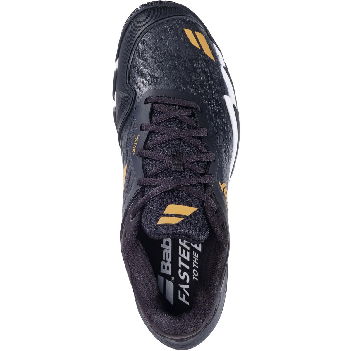 Babolat Men’s Premura 3 Padel Shoes, Black/Gold (Men's US Size 8.5)