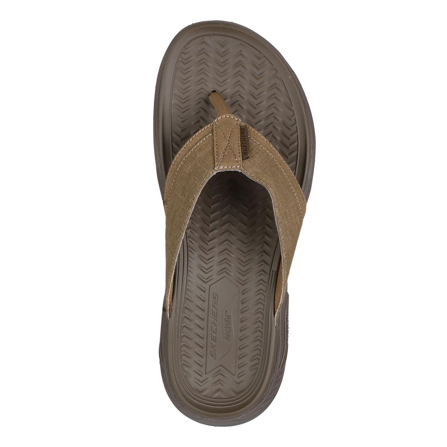 Skechers Men's Arch Fit Motley Sd-Rigel Canvas Thong Sandal, TPE