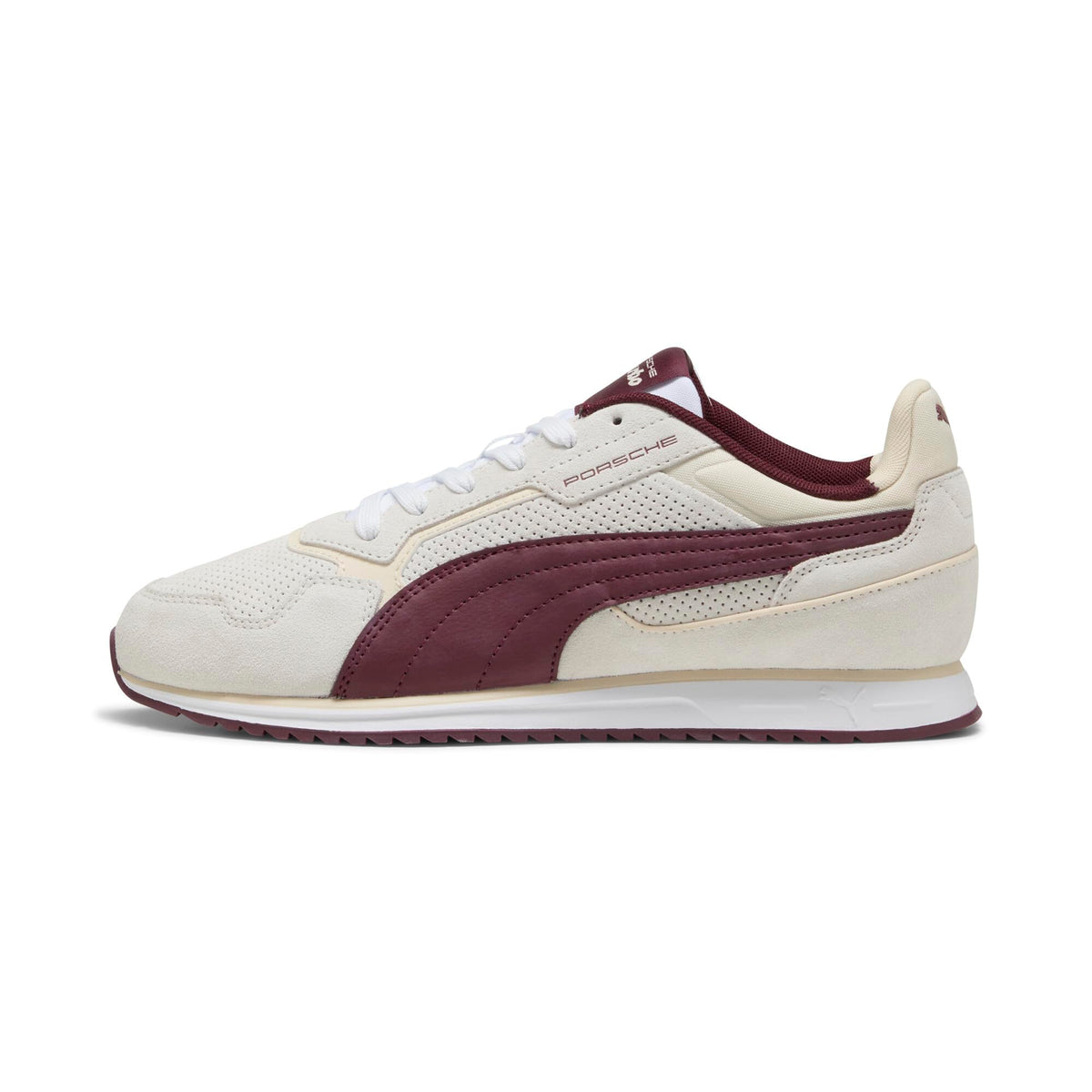 Puma Men's Porsche Legacy Softride ST Miler Shoes, White-Ruby Shimmer AH25