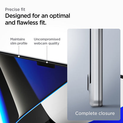 Spigen Protector de Pantalla de Vidrio Templado GlasTR Slim (MacBook Pro 14")