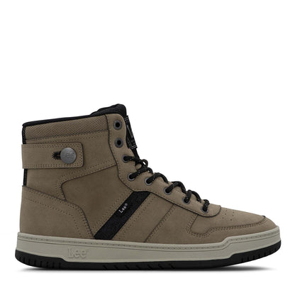 Lee | Noah Hi Sneaker for Men | Men's High Top Sneaker | Everyday Men Footwear, Driftwood