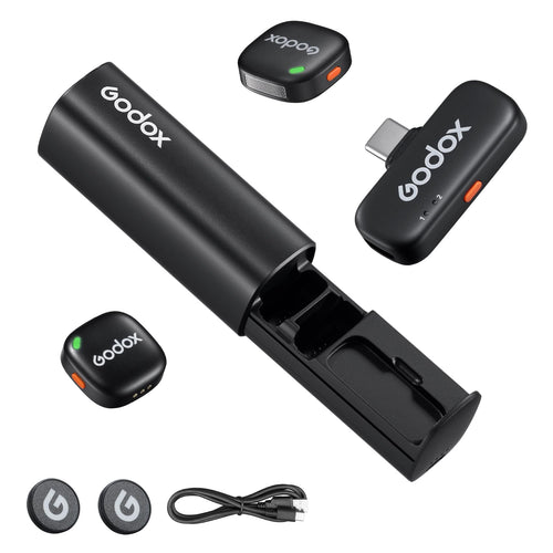 GODOX Sistema de Micrófono Inalámbrico Lavalier Profesional C01 KIT2