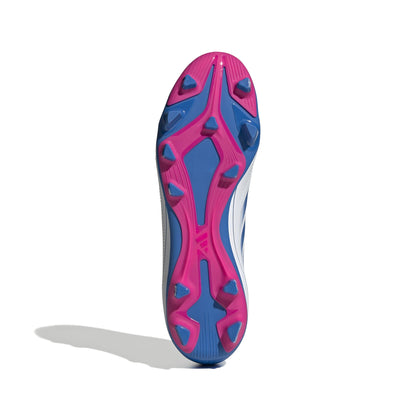 Adidas Unisex-Adult Goletto IX Firm Ground/Multi Ground Soccer, White/Bright Royal/Team Shock Pink