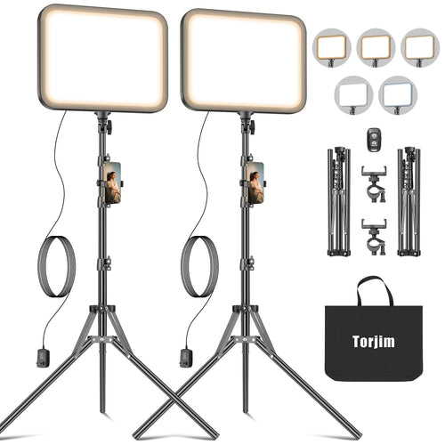 Torjim Kit de Luz LED para Video (12")