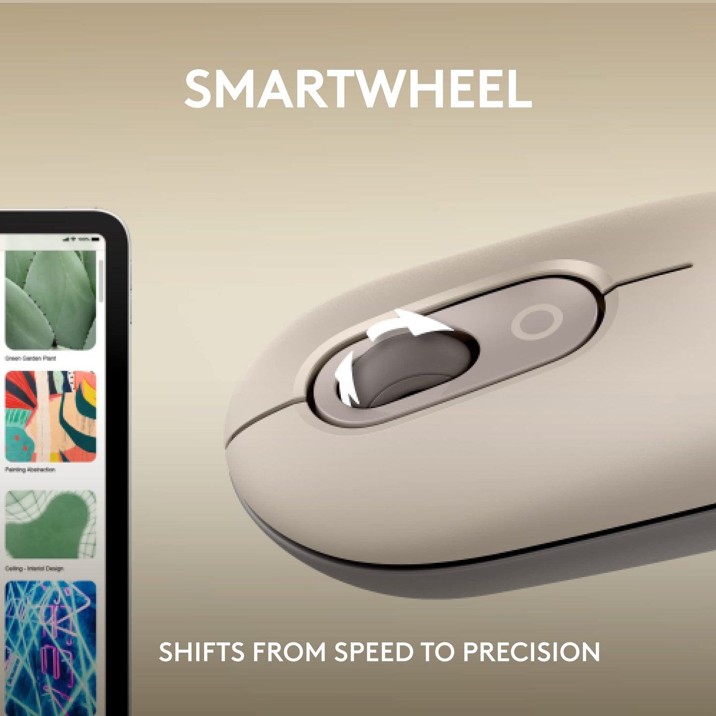 Logitech Mouse POP Inalámbrico (Mist)