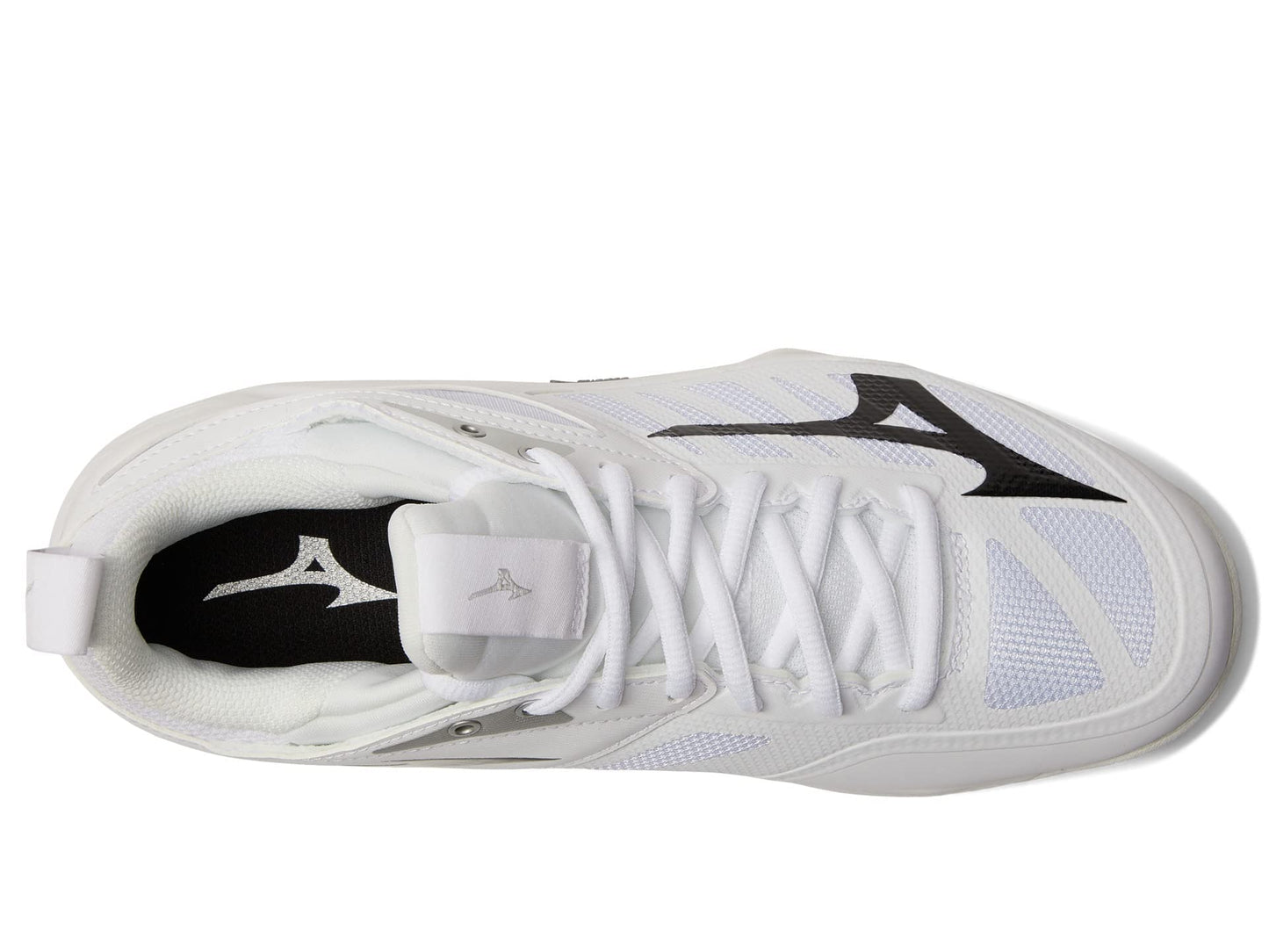 Mizuno Women's Wave Dimension Volleyball Shoe, White-Black