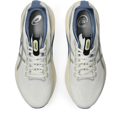 ASICS Men's Gel-Kayano 32 Running Shoes, Cream/Denim Blue