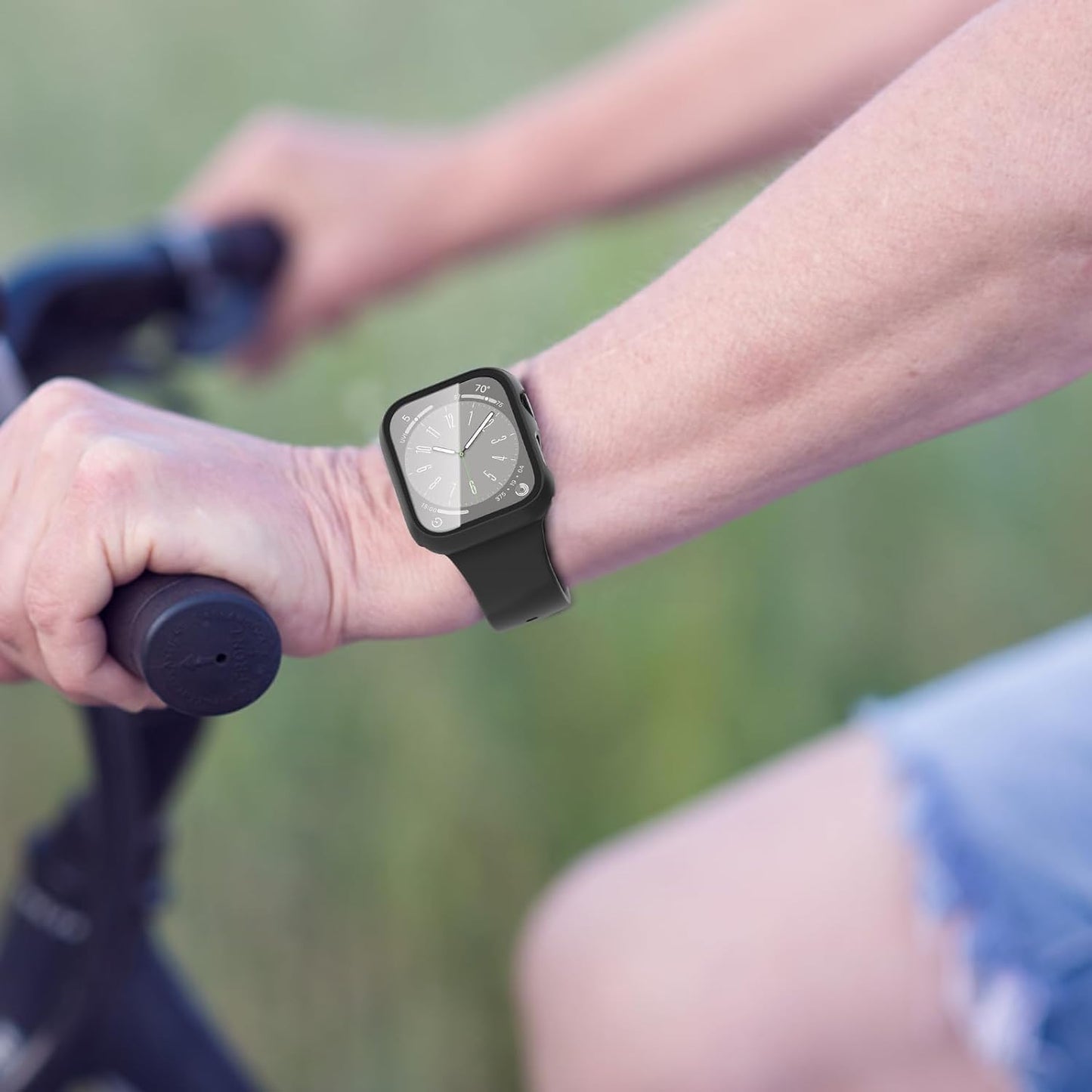 QCKANLJ Fundas y Protector de Pantalla para Apple Watch de 44mm (Paquete de 6)